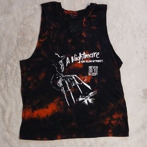 A Nightmare on Elm Street Tie-Dye Tank Top